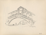 "Rialto Bridge, Venice August 13, 1960" by John Fischetti