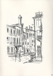 Untitled [1960 trip to Florence, Italy, Drawing 008] by John Fischetti