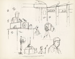 Untitled [1960 trip to Washington, D.C., Drawing 012] by John Fischetti