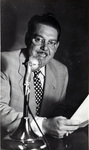 Clyde Caswell, radio announcer