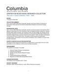 Guide to the Lee V. Cloud Collection by Columbia College Chicago