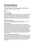 Guide to the Caleb Dube Collection by Columbia College Chicago