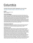 Guide to the Eileen Southern Collection by Columbia College Chicago