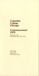 1979 Commencement Program by Columbia College Chicago