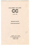 1964 Commencement Program