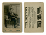 Cabinet Card: Portrait of a man, 1905. by B.J. Falk