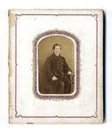 Carte de Visite Photograph Album: Portrait of a seated man