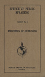 Lesson No. 05, Processes of Outlining by R. E. Pattinson Kline