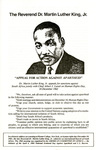 Appeal for Action Against Apartheid by Martin Luther King Jr.