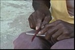 Demonstration | St. Thomas, U.S. Virgin Islands | Jamesie Makes a Banjo - Camera 1, Part 1 by Andrea Leland