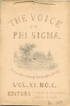 The Voice of the Phi Sigma -- 1889 -- Vol. 11, No. 06