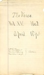 The Voice of the Phi Sigma -- 1893 -- Vol. 15, No. 02