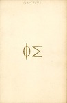 1890-1891 Annual Program by Phi Sigma