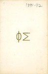 1891-1892 Annual Program by Phi Sigma