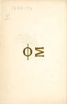 1893-1894 Annual Program by Phi Sigma