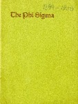 1899-1900 Annual Program by Phi Sigma