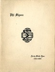 1923-1924 Annual Program by Phi Sigma