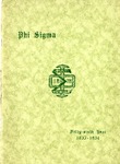 1933-1934 Annual Program by Phi Sigma