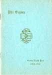 1946-1947 Annual Program by Phi Sigma