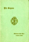 1948-1949 Annual Program by Phi Sigma