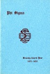 1951-1952 Annual Program by Phi Sigma