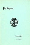 1957-1958 Annual Program by Phi Sigma