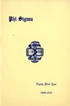 1958-1959 Annual Program by Phi Sigma