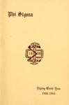 1960-1961 Annual Program by Phi Sigma