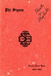 1968-1969 Annual Program by Phi Sigma