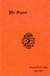 1969-1970 Annual Program by Phi Sigma