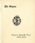 1971-1972 Annual Program