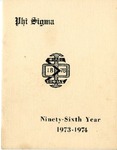 1973-1974 Annual Program by Phi Sigma