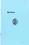 1987-1988 Annual Program by Phi Sigma