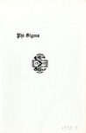 1993-1994 Annual Program by Phi Sigma