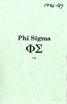 1996-1997 Annual Program by Phi Sigma