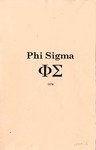 1997-1998 Annual Program by Phi Sigma