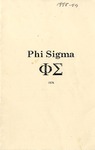 1998-1999 Annual Program by Phi Sigma