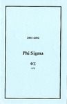 2001-2002 Annual Program by Phi Sigma