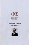 2008-2009 Annual Program by Phi Sigma