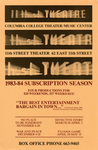 Production Season Schedule, 1983-1984 by Columbia College Chicago